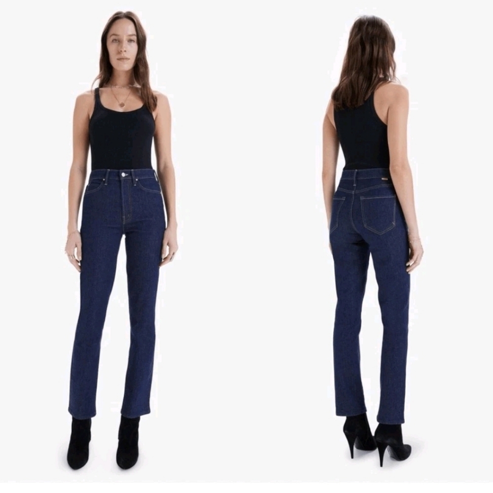 MOTHER Superior High Waisted Rascal Hover Jeans In Clean Up Your Act